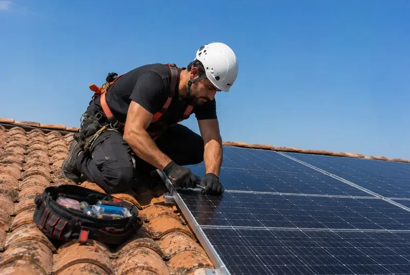 Maintenance et monitoring de panneaux solaires à Schleithal