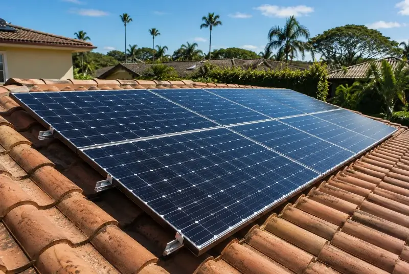 Installation de panneaux solaires à Schleithal